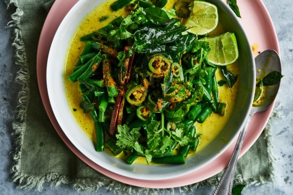 Green bean curry.