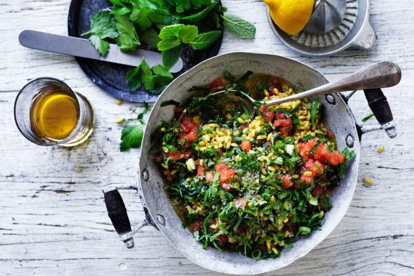 Neil Perry's farro salad.