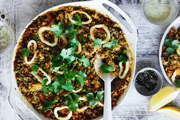 This retro curried cabbage and mince stew is delicious with a bit of a makeover.