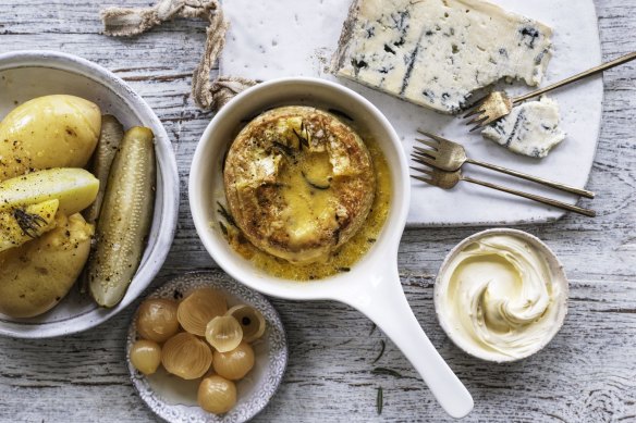 The white exterior on a good camembert comes from edible moulds.