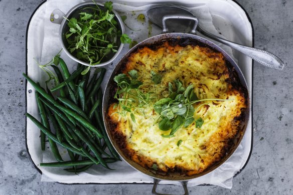 Cottage pie crosses the border.