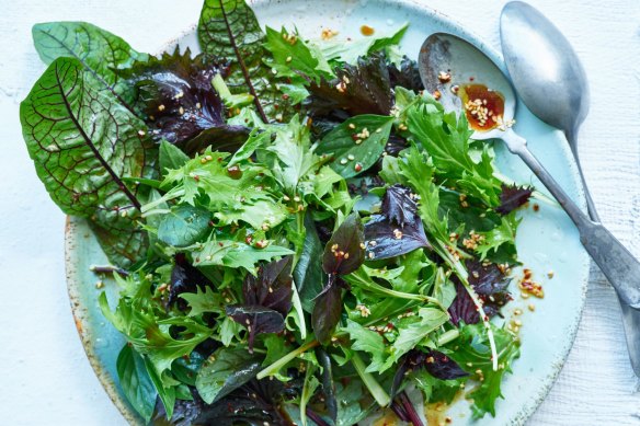 Korean green salad.