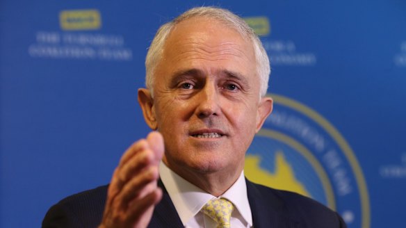 Prime Minister Malcolm Turnbull on Thursday Photo: Andrew Meares