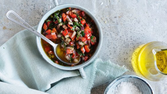 The Blue Ducks' blackened capsicum salsa recipe.