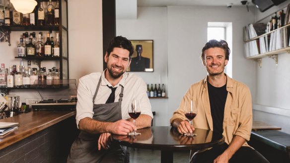 Rochford head chef Louis Couttoupes (left) and owner Nick Smith.