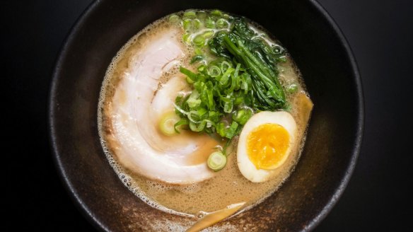 Pork shoyu ramen.