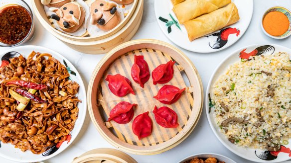 Din Tai Fung's red wagyu dumplings for Lunar New Year 2021.