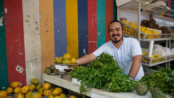 A snap from his new show Destination Flavour: Singapore. 