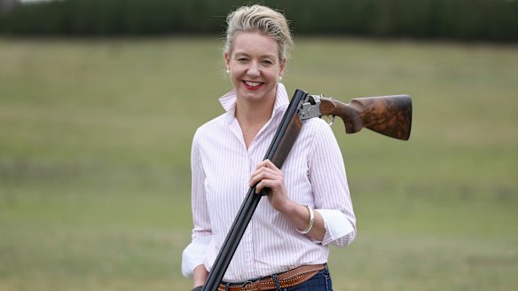 All guns blazing: Nationals Senator Bridget McKenzie. 
