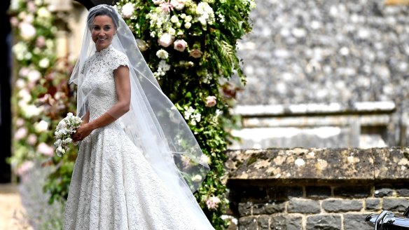Pippa Middleton's beautiful custom gown. 