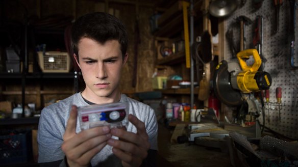 In the series, Clay Jensen finds cassette tapes left by dead teenager Hannah Baker.