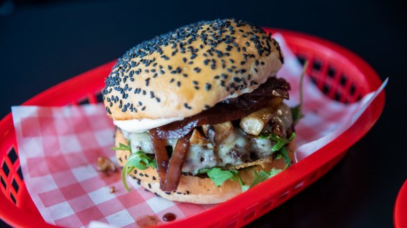 The Donald Truff burger with truffle mayonnaise.