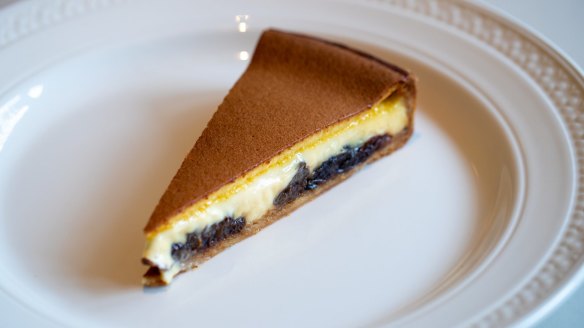 The Memories of Mirabelle tart is an implosion of creamy, sweet, custardy richness with prunes.