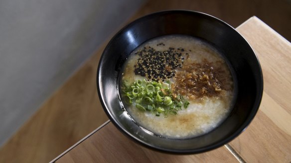 Iiko Mazesoba also serves up congee. 