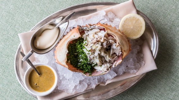 A roasted 600-gram mud crab at Bert's.