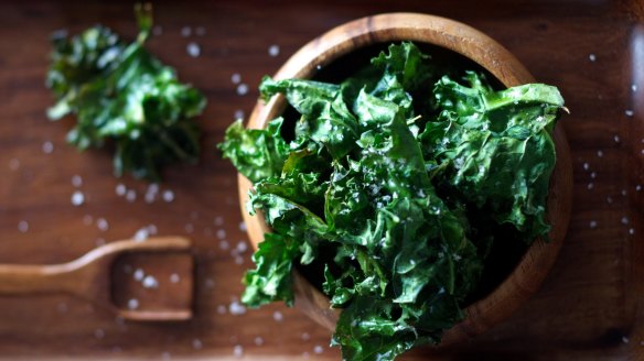 Kale chips are powerhouses of nutrients and vitamins.