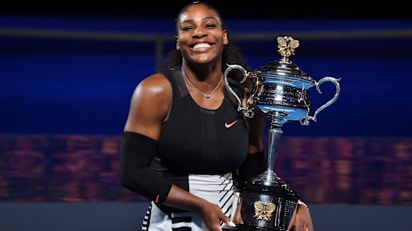 Serena Williams was nearly eight weeks pregnant when she won the Australian Open in January.