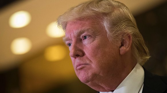 Incoming US President Donald Trump.