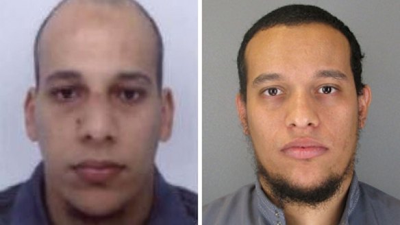 Surveillance of French terrorists Cherif Kouachi (left) and his brother Said was dropped six months before their deadly terror attack on the Charlie Hebdo office.
