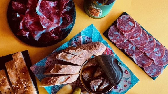 Exclusive charcuterie and chef-made preserved fish from Spain are among the snacks on offer.
