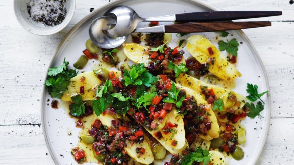 Marinated kipfler potato salad.