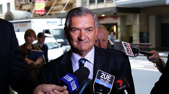 Former state Labor minister Tony Kelly arriving at ICAC