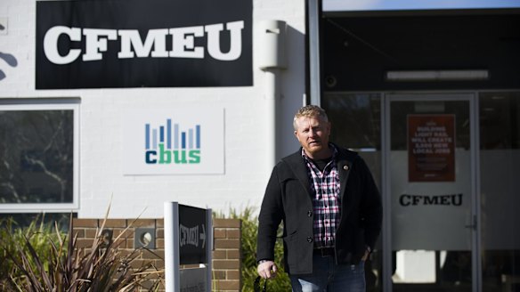 The land deal was brokered by construction union ACT secretary and Labor Party heavyweight Dean Hall, also a director of the Tradesmen's Union Club.