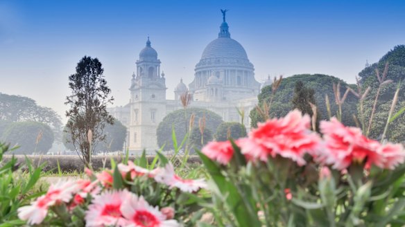 The Victoria Memorial in Kolkata. 