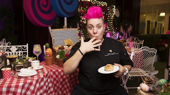 Pastry chef Anna Polyviou is in sugar overdrive for her month-long Easter Garden High Tea Picnic.