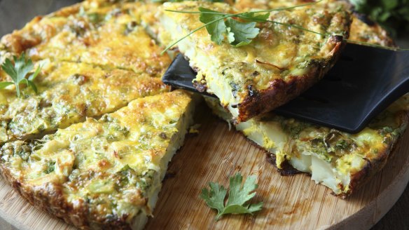 Fantastic frittata for a winter meal.