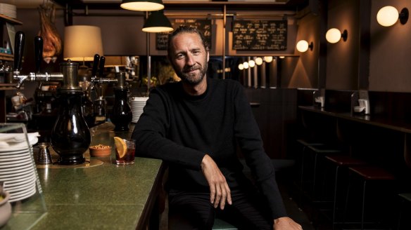 Transformation: Merivale's Justin Hemmes at Bar Topa in Sydney.