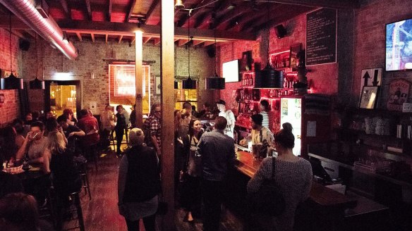 Surly's in Surry Hills has big cushy bar stools and offers a good time.