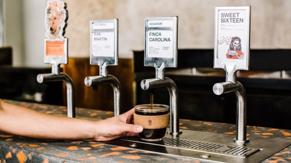 Single O Surry Hills' self-serve coffee taps lets customers decide what to drink in the same way they would a beer.