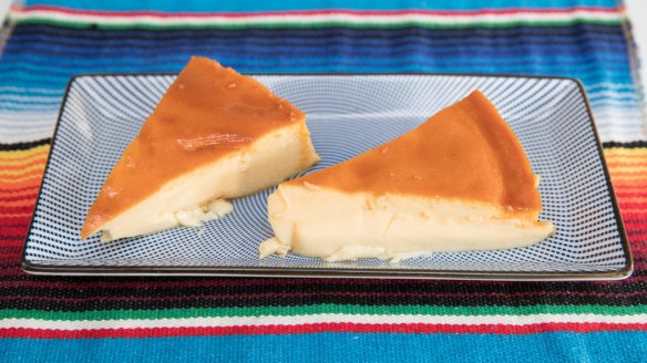 Slices of flan.