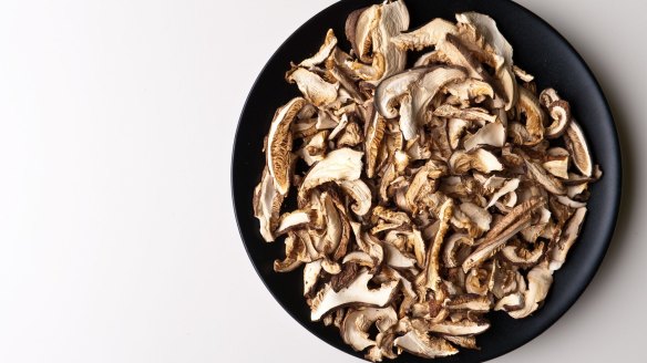 Dried mushrooms add a punch of umami to any dish. 