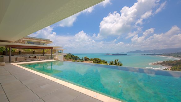 All of the villas boast panoramic sea and island views.