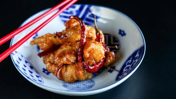 Tempura yuzu chicken is like sweet-and-sour chicken nuggets for grown-ups.