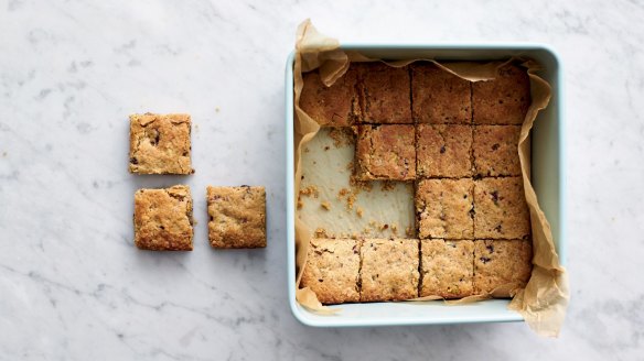 Buddy's flapjack biscuits.