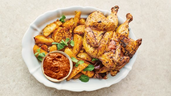 Jamie Oliver's easy peri peri chicken. 