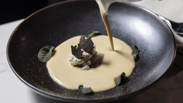 Jerusalem artichoke soup.