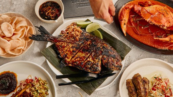 Whole fish, mud crab and other large dishes play into the emphasis on gathering to eat, a fundamental part of Indonesia's culture.