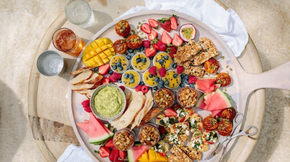 Bounty and abundance: A healthy party platter from Little Magic Feast.