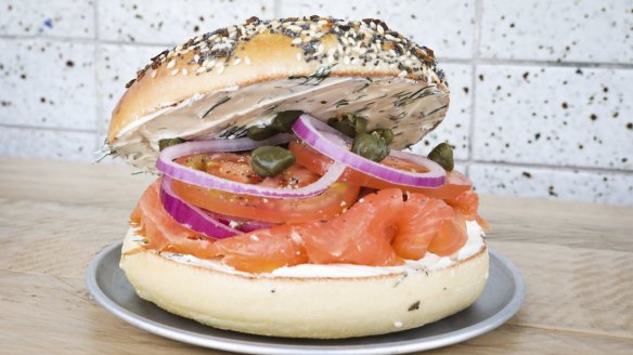 The bestselling smoked salmon bagel packed with lemon and dill cream cheese.