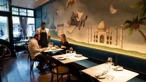 At Foreign Return, every detail in the restaurant helps build a colourful map of India.