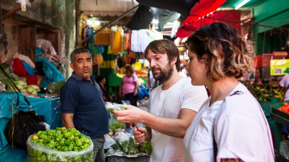 Mexican food delivers a slap to the face of flavour, says Rene Redzepi (centre).