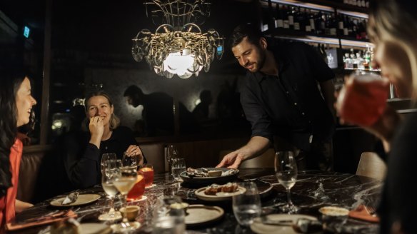 Late-night dining at Jane in Surry Hills, where regulars treat the restaurant as "an extension of their lounge room".