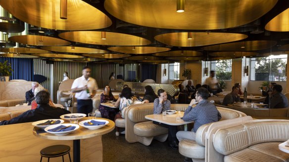 The restaurant's comfy-glam fit-out is still great.