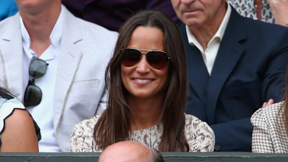 Pippa Middleton attends day thirteen of the Wimbledon Lawn Tennis Championships at the All England Lawn Tennis and Croquet Club on July 12, 2015 in London, England.
