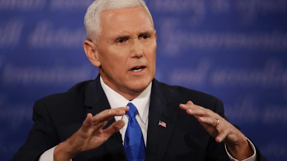 Republican vice-presidential nominee Mike Pence said in a remarkable statement that he could not defend Trump's comments. 