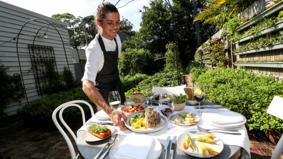 Francois Poulard, head chef at Chiswick Woollahra, has created a new vegetarian feast priced at $150 per person.